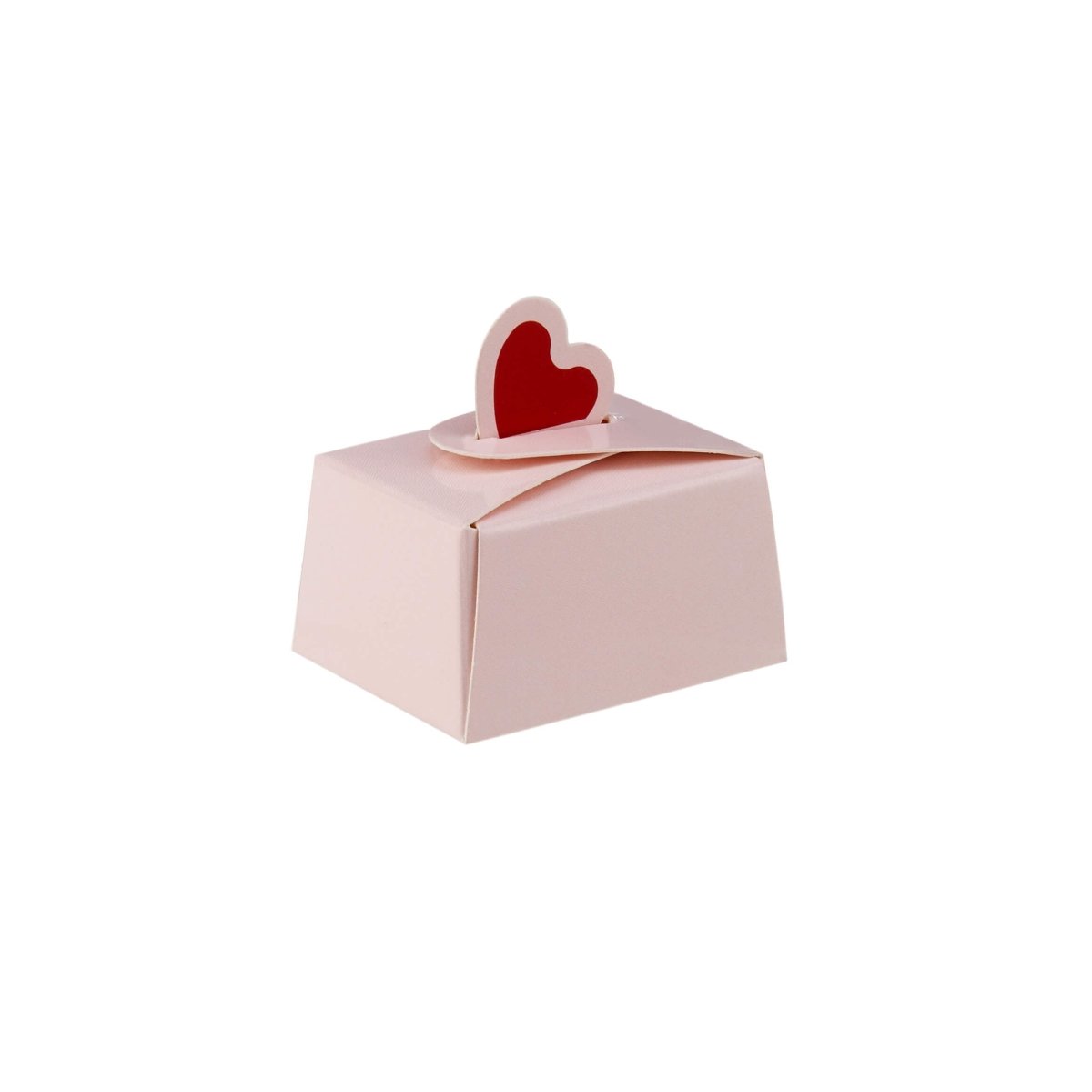 Pink Favour Box With Heart - hotpackwebstore.com - Gift Box