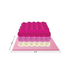 Pink Square Cake Board 5 Pieces - hotpackwebstore.com - Baking & Decoration