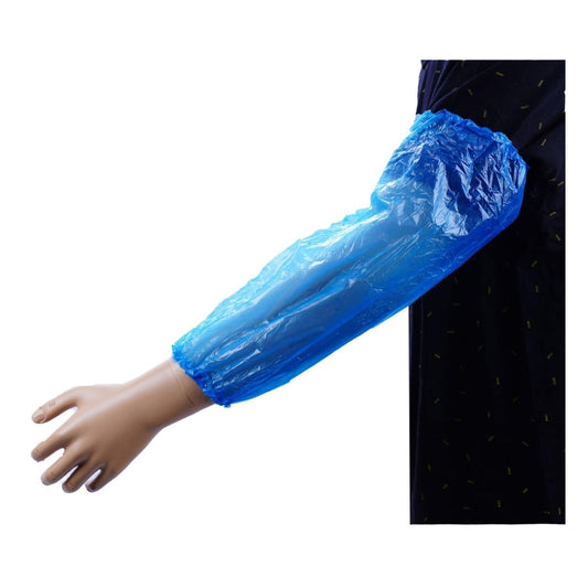 Plastic Hand Sleeve Blue - hotpackwebstore.com - Hand Sleeve