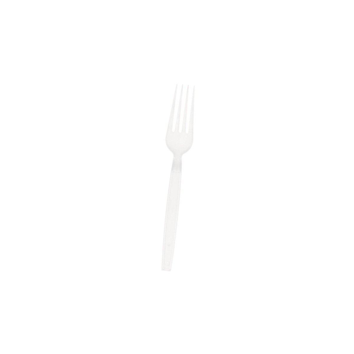 Plastic Heavy Duty White Fork 1000 Pieces - hotpackwebstore.com - Plastic Cutleries