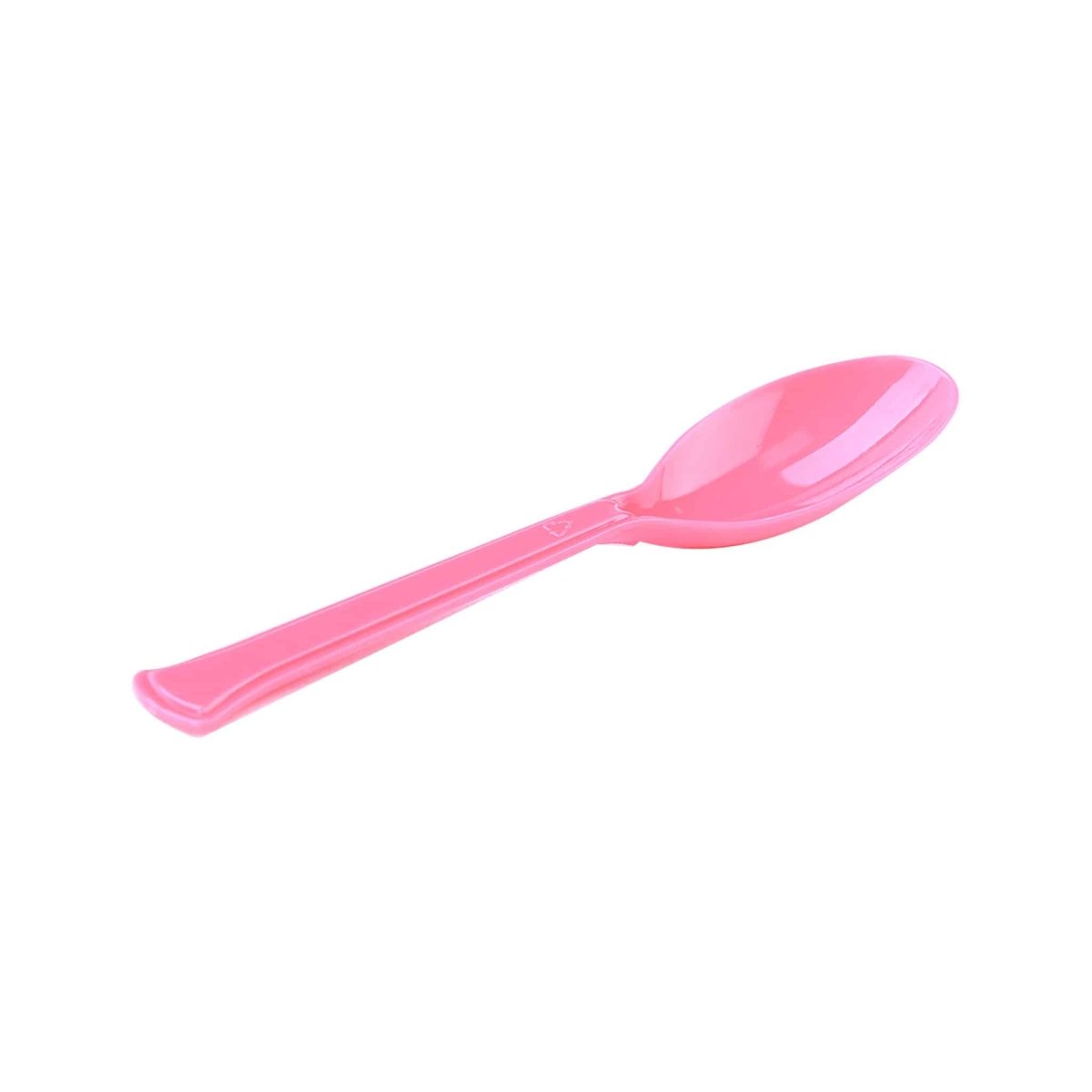 Plastic Ice Cream Spoon Pink Color 11.5cm Large 2500 Pieces - hotpackwebstore.com - Plastic Cutleries