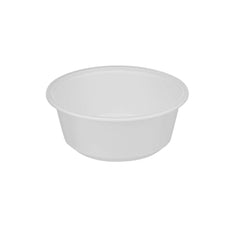 Plastic Plain White PP Bowl - hotpackwebstore.com - Microwavable Containers