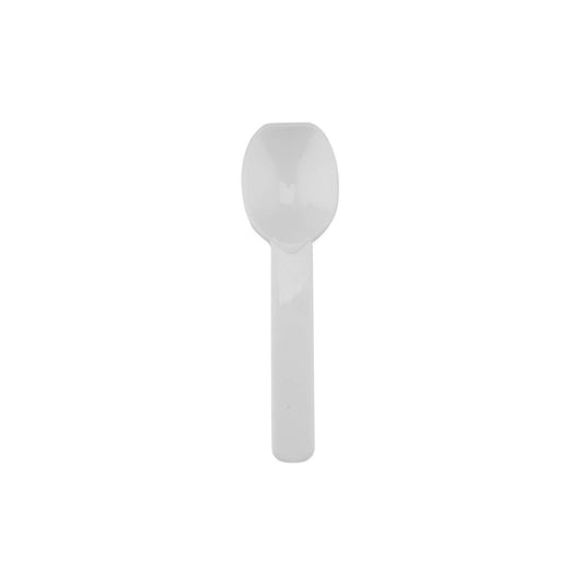 Plastic Taster Spoon Small White 3000 Pieces - hotpackwebstore.com - Plastic Cutleries