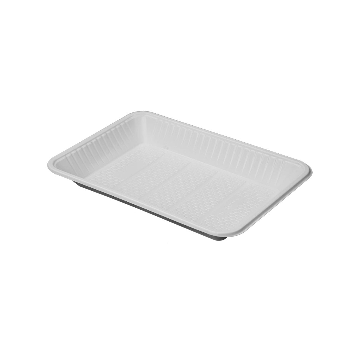 Plastic White Rectangular Trays - hotpackwebstore.com - Plastic Trays