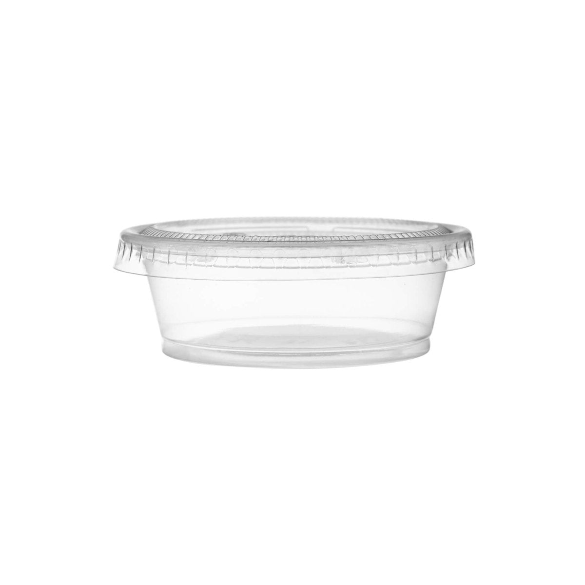 PP Clear Portion Cup with Lid - hotpackwebstore.com - Plastic Products