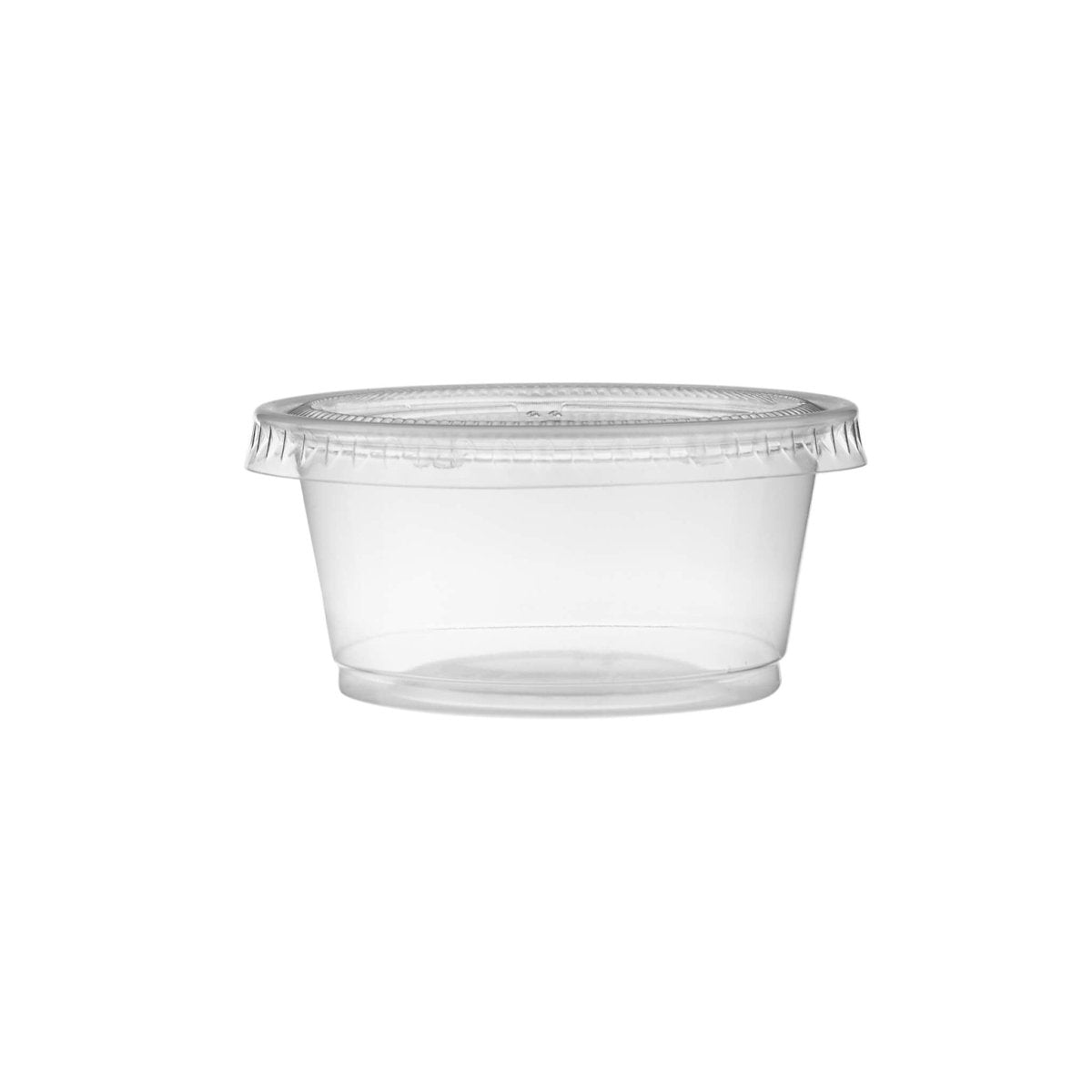 PP Clear Portion Cup with Lid - hotpackwebstore.com - Plastic Products