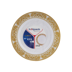 Premium Design Round Plates 10 Pieces - hotpackwebstore.com - Premium Plates