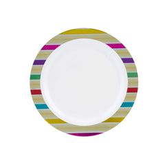 Premium Design Round Plates 10 Pieces - hotpackwebstore.com - Premium Plates