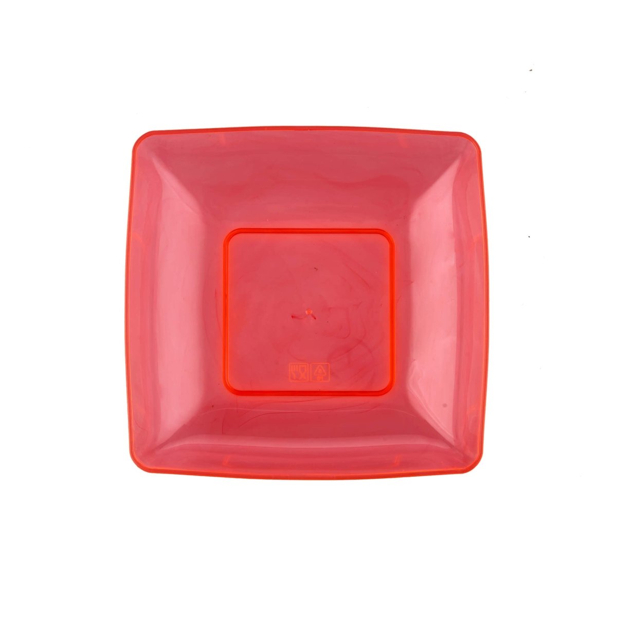 Premium Square Deep Plate 6 Pieces - hotpackwebstore.com - Plastic Plates