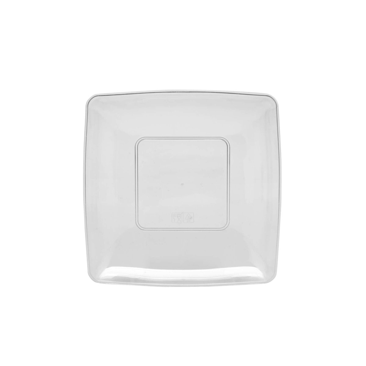 Premium Square Deep Plate 6 Pieces - hotpackwebstore.com - Plastic Plates