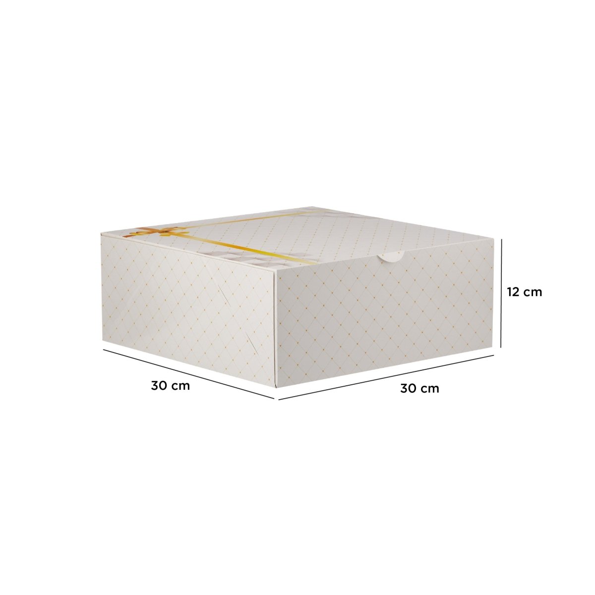 Printed Cake Box 100 Pieces - hotpackwebstore.com - Baking & Decoration