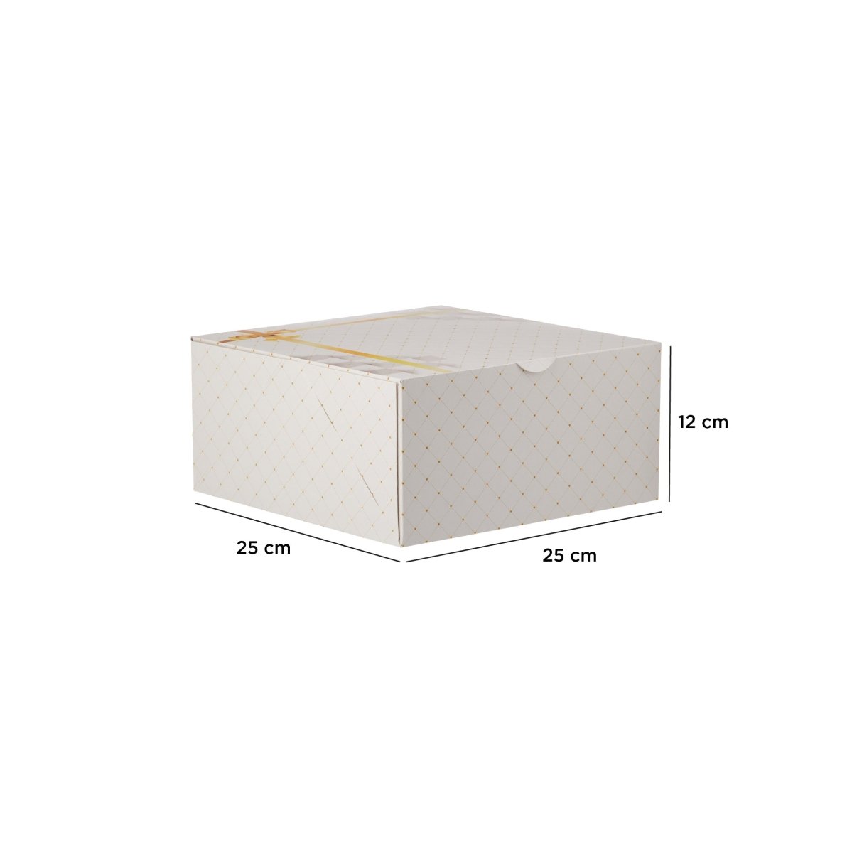 Printed Cake Box 100 Pieces - hotpackwebstore.com - Baking & Decoration