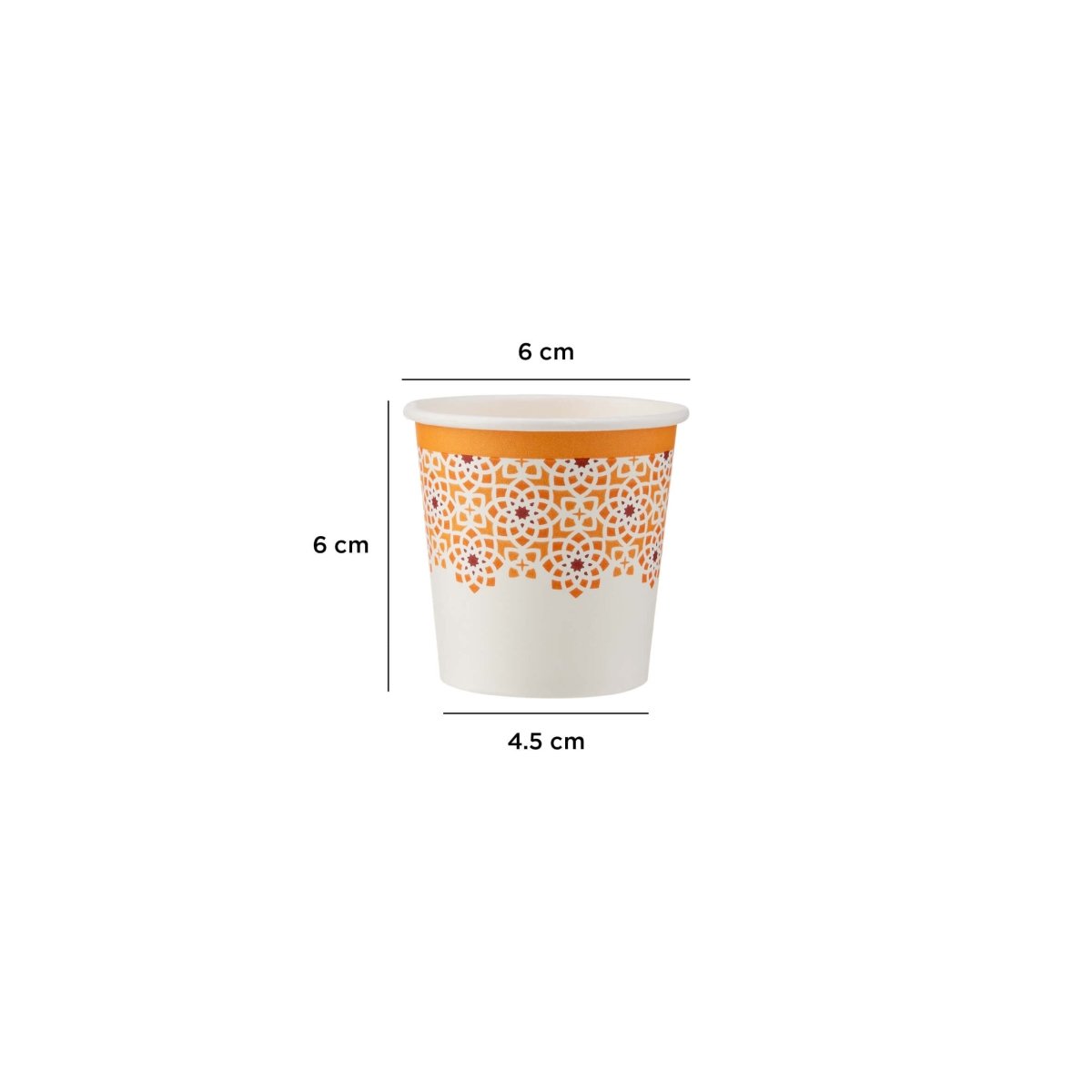 Printed Heavy Duty 4 Oz Qhawa Cup - hotpackwebstore.com - Heavy Duty Paper Cups