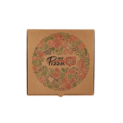 Printed Pizza Box 100 Pieces - hotpackwebstore.com - Pizza Boxes