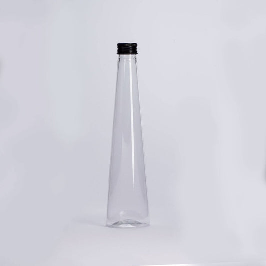 Pyramid Shape Plastic Juice Bottle 350ml 10 Pieces - hotpackwebstore.com - Juice Bottles