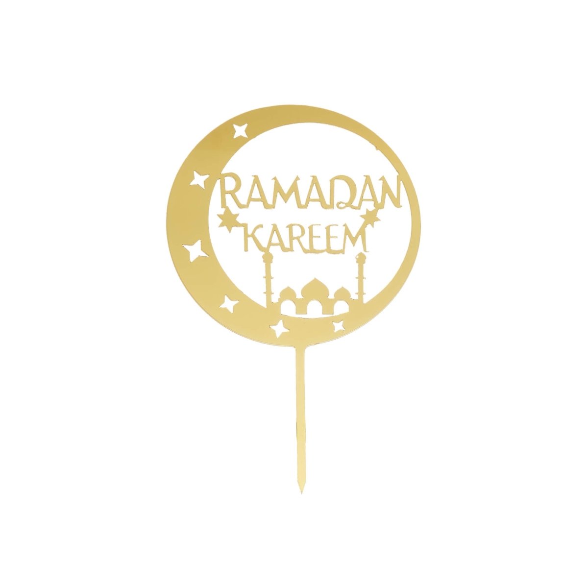 Ramadan Kareem Cake Topper 1 Piece - hotpackwebstore.com - Baking & Decoration