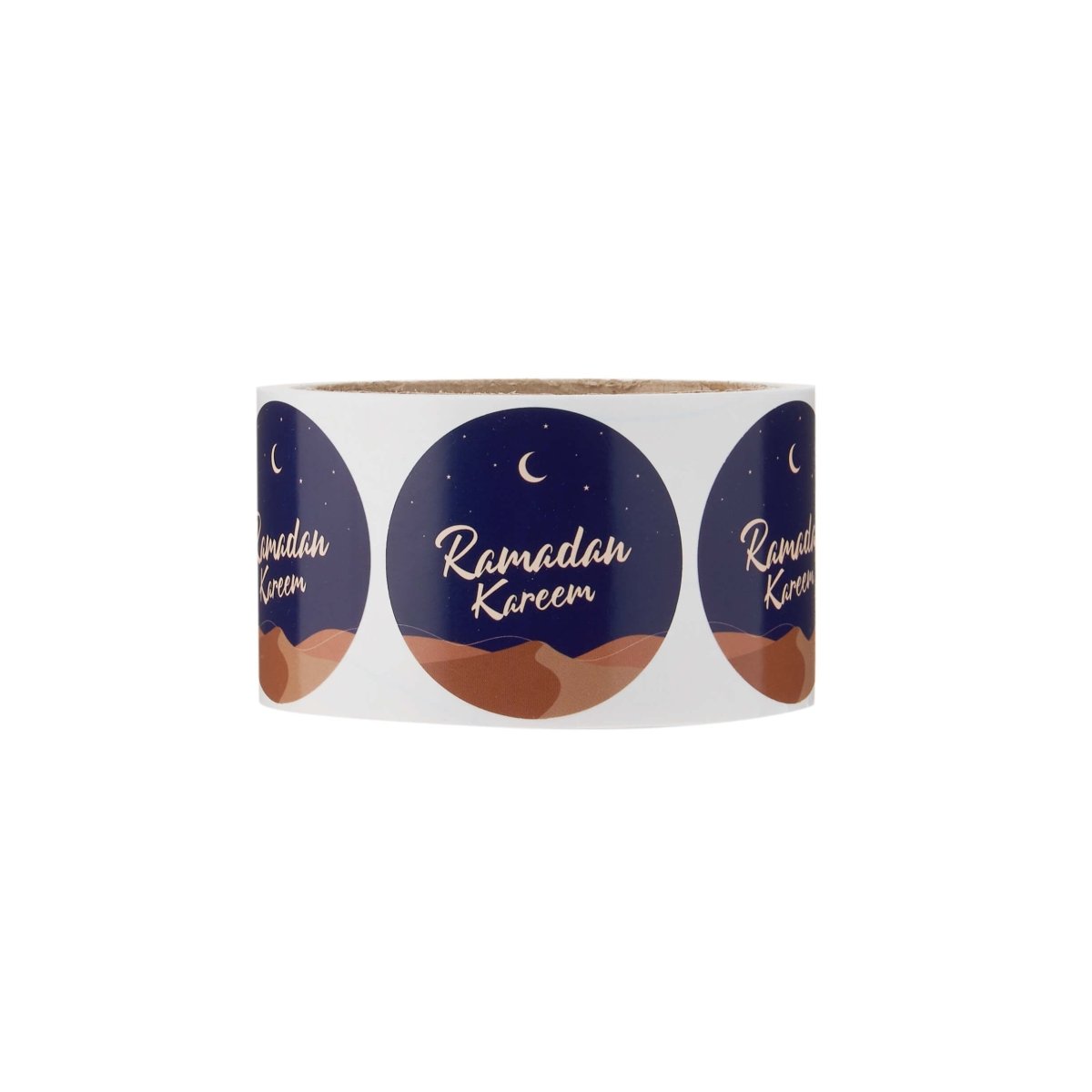 Ramadan Kareem Sticker Roll 250 Pieces - hotpackwebstore.com - Stickers