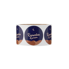 Ramadan Kareem Sticker Roll 250 Pieces - hotpackwebstore.com - Stickers