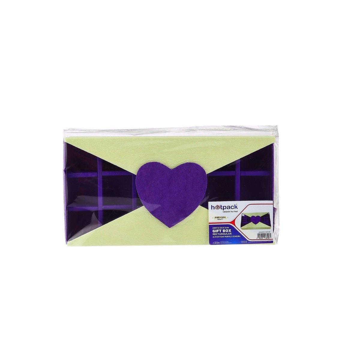 Rectangular Chocolate Gift Box 18 Division - 1 Piece - hotpackwebstore.com - Gift Boxes & Tins