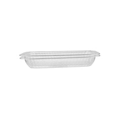 Rectangular Pudding Clear Disposable Tray - hotpackwebstore.com - Plastic Crystal Plates