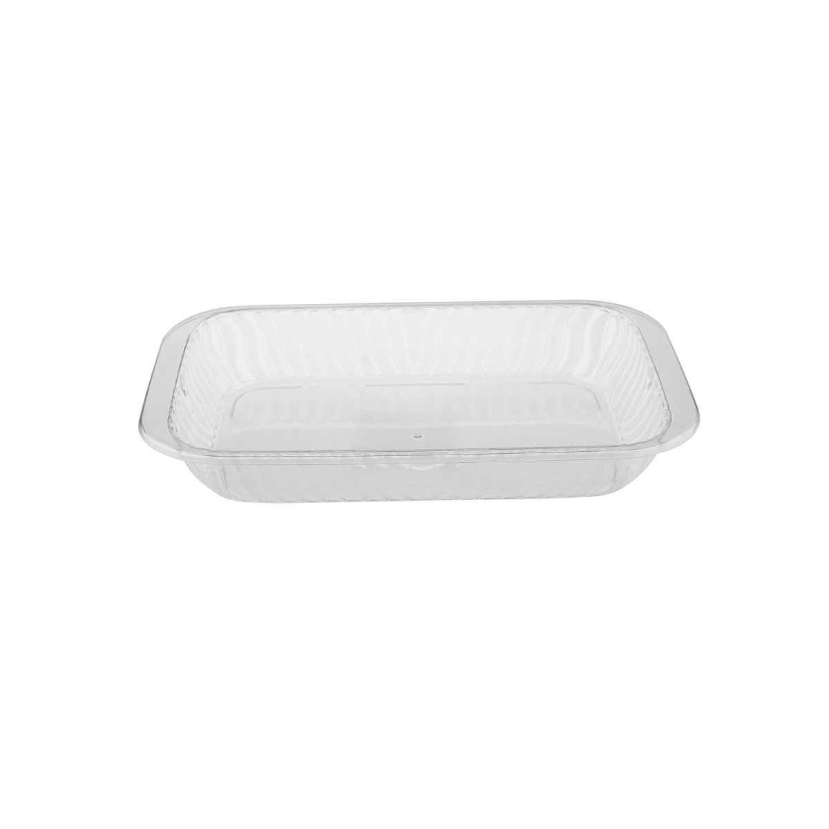 Rectangular Pudding Clear Disposable Tray - hotpackwebstore.com - Plastic Crystal Plates