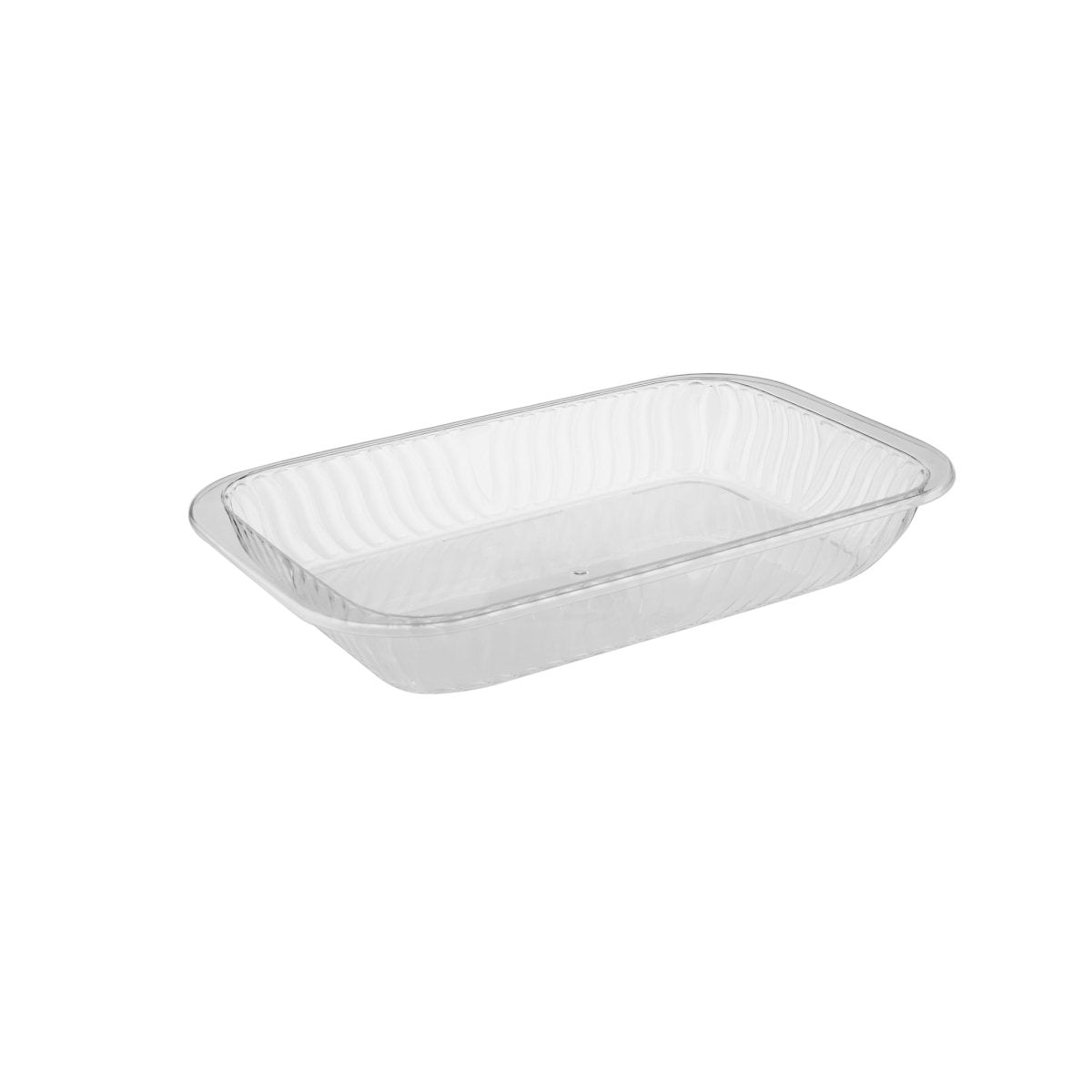 Rectangular Pudding Clear Disposable Tray - hotpackwebstore.com - Plastic Crystal Plates