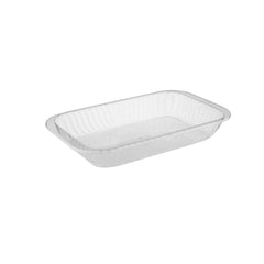 Rectangular Pudding Clear Disposable Tray - hotpackwebstore.com - Plastic Crystal Plates