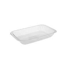 Rectangular Pudding Clear Disposable Tray - hotpackwebstore.com - Plastic Crystal Plates