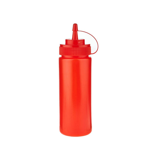 Red Squeeze Bottle 1 Piece - hotpackwebstore.com - Plastic Products