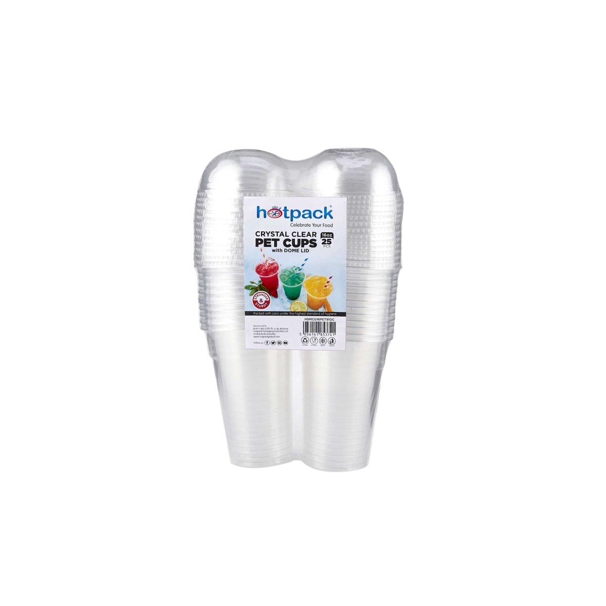 Retail Pack Pet Clear Juice Cup - hotpackwebstore.com - Juice Cups