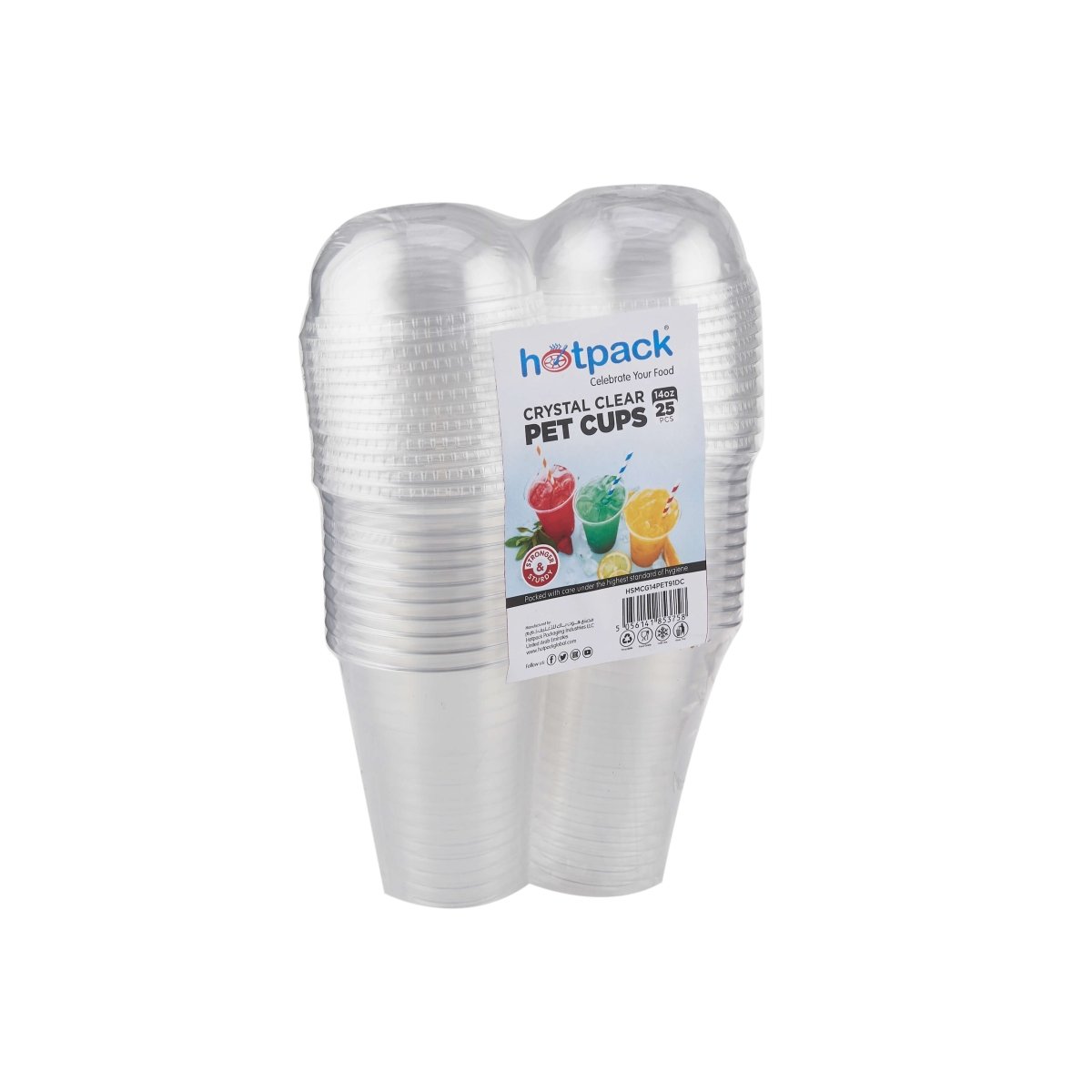 Retail Pack Pet Clear Juice Cup - hotpackwebstore.com - Juice Cups