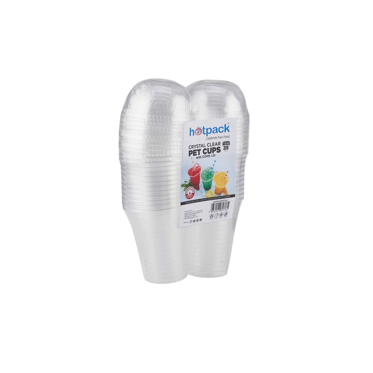 Retail Pack Pet Clear Juice Cup - hotpackwebstore.com - Juice Cups