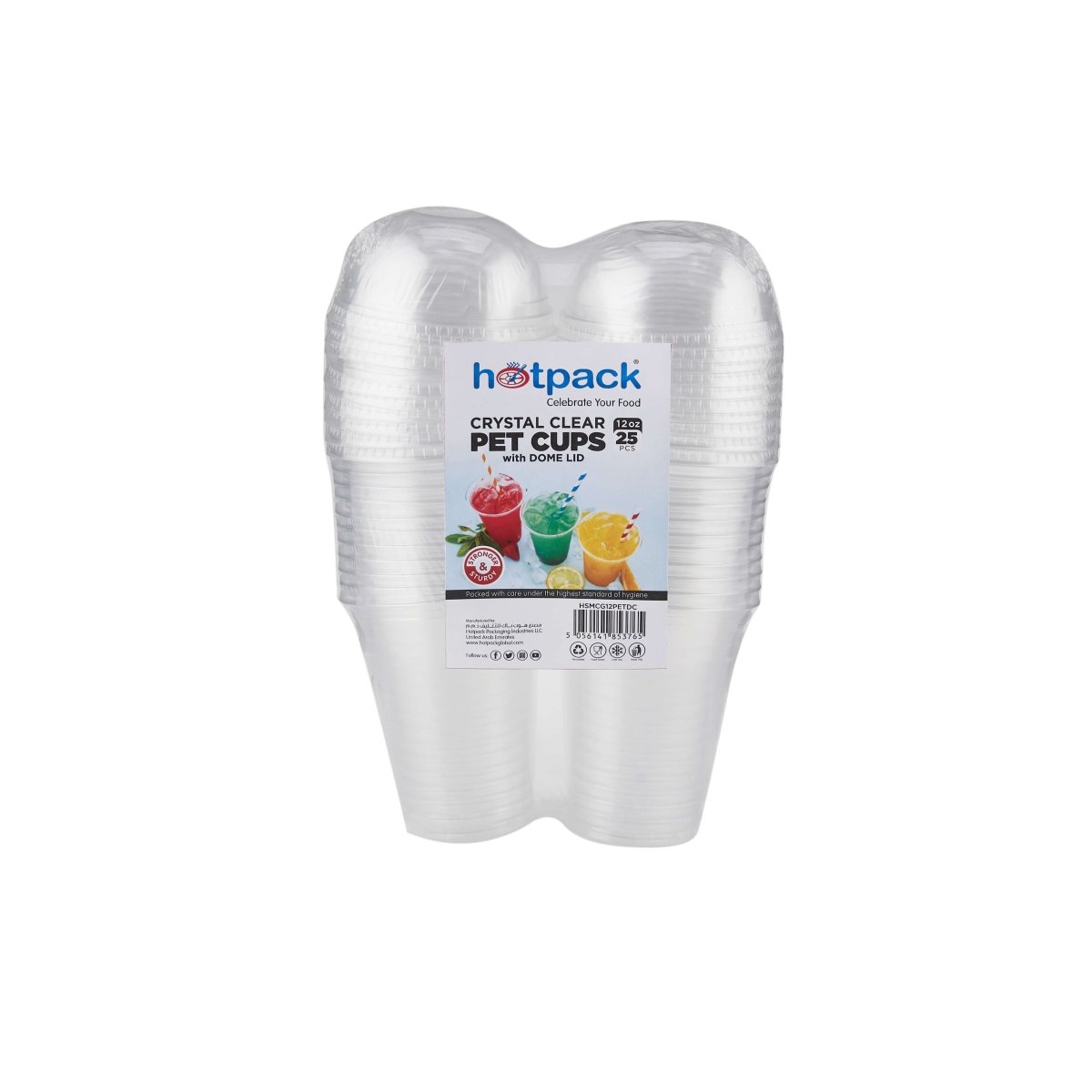 Retail Pack Pet Clear Juice Cup - hotpackwebstore.com - Juice Cups