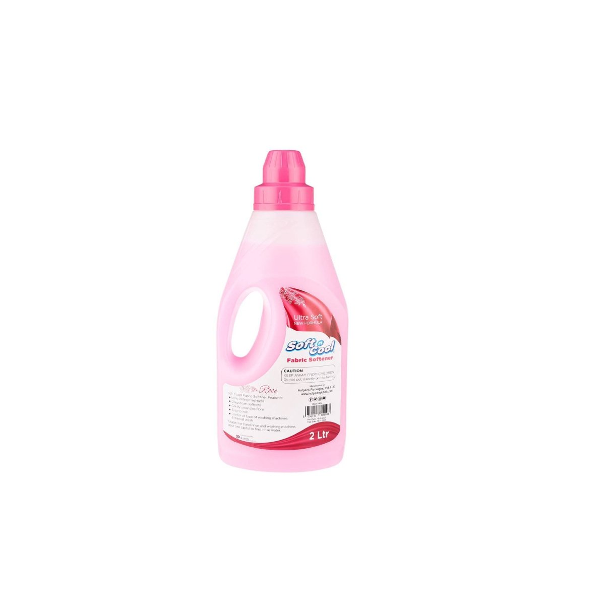 Rose Fabric Softener Washing Liquid 2 Liters - hotpackwebstore.com - Fabric Softene