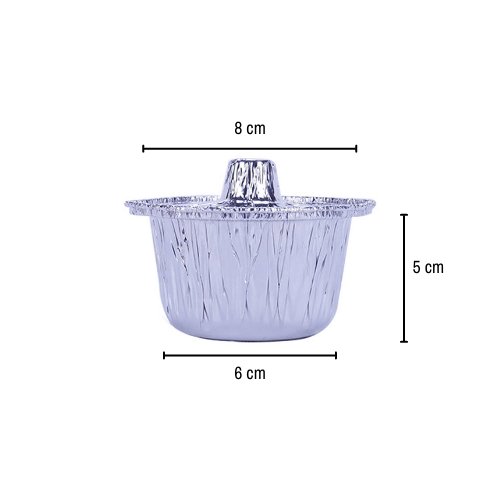 Round Aluminum Pot Container With Lid - hotpackwebstore.com - Aluminium Pots