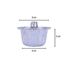 Round Aluminum Pot Container With Lid - hotpackwebstore.com - Aluminium Pots