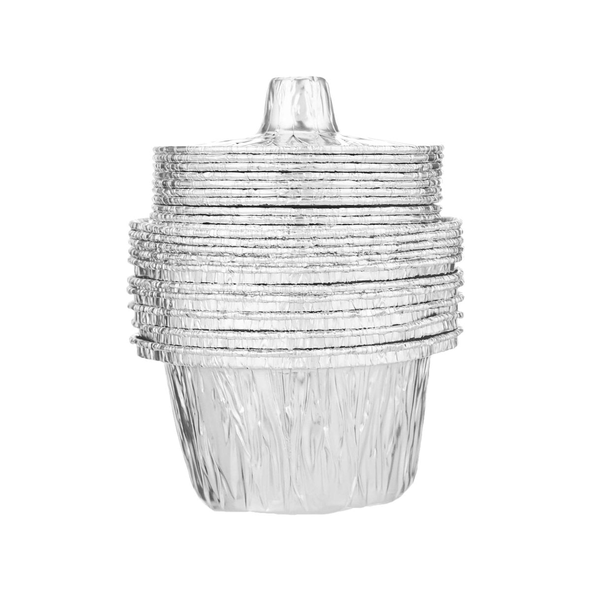 Round Aluminum Pot Container With Lid - hotpackwebstore.com - Aluminium Pots