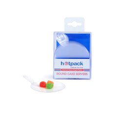 Round Cake Servers 12 Pieces - hotpackwebstore.com - Plastic Dessert Cup