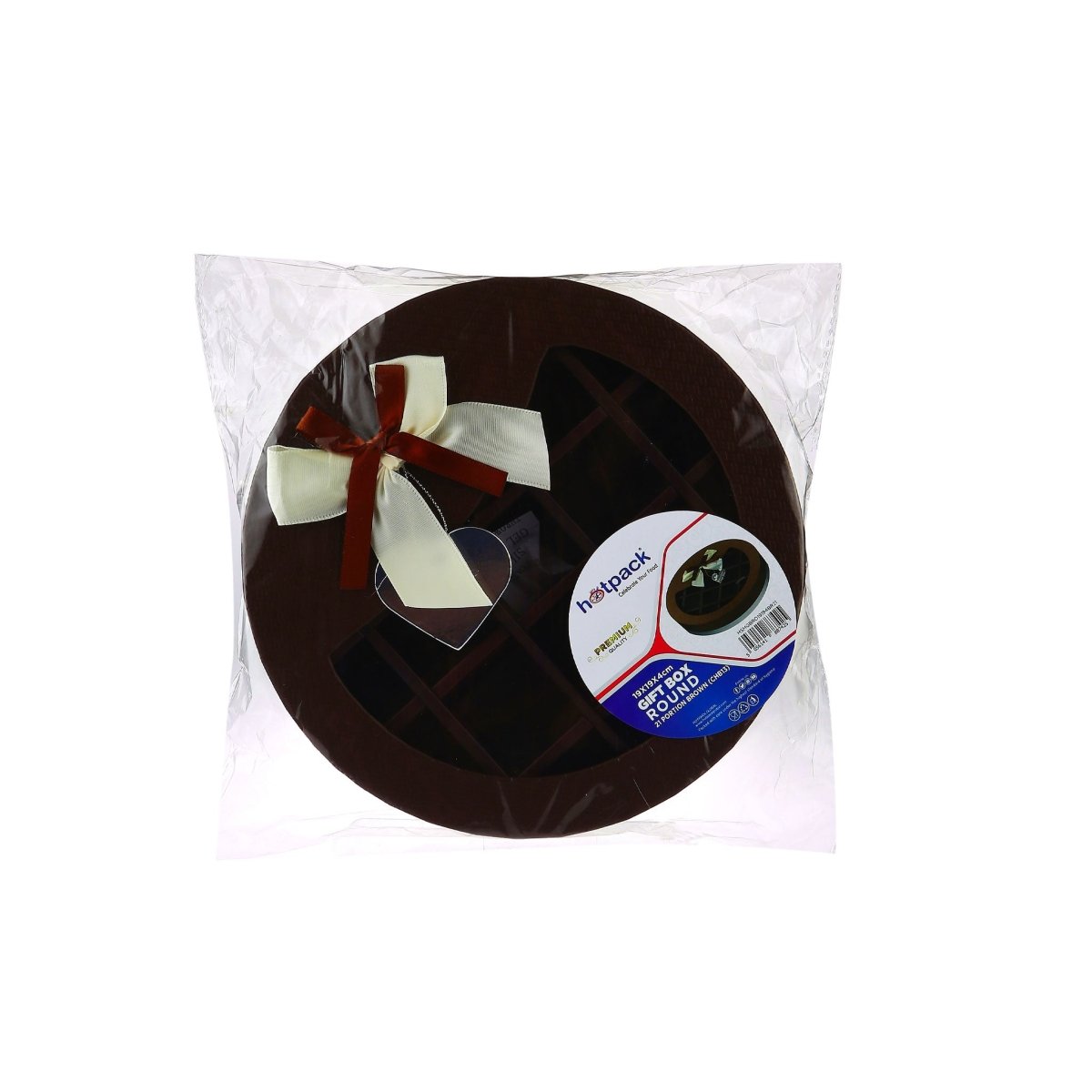 Round Chocolate Gift Box 21 Division - 1 Piece - hotpackwebstore.com - Gift Boxes & Tins