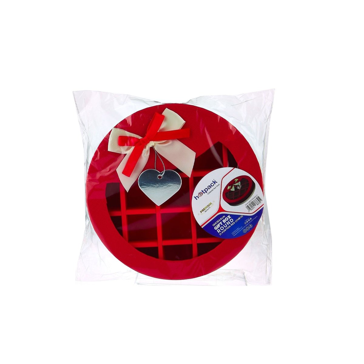 Round Chocolate Gift Box 21 Division - 1 Piece - hotpackwebstore.com - Gift Boxes & Tins