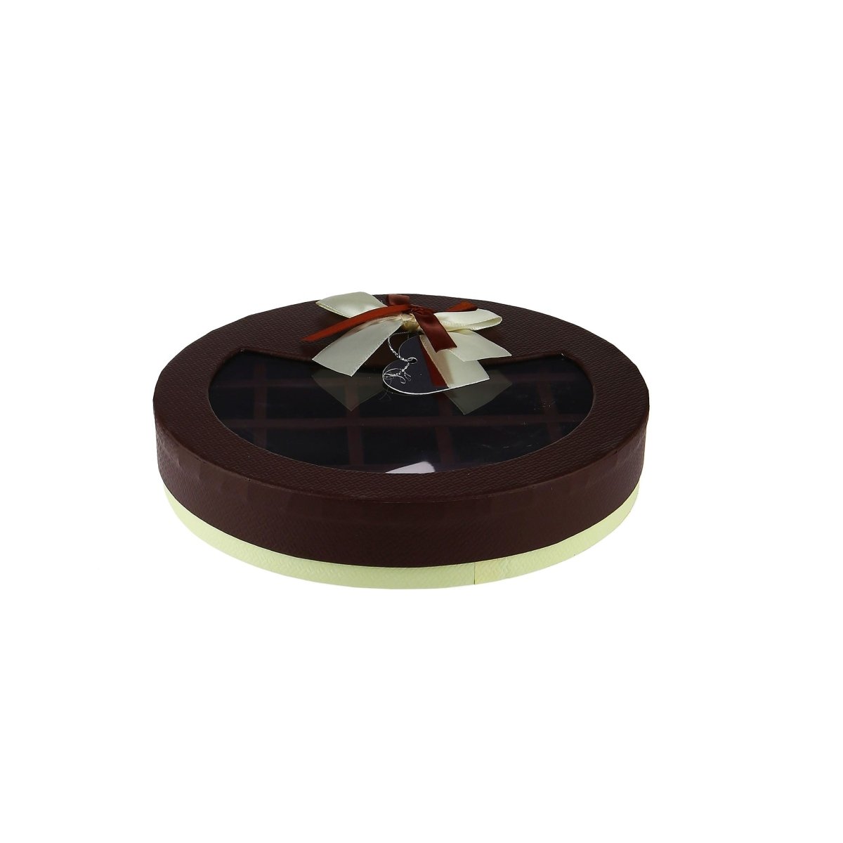 Round Chocolate Gift Box 21 Division - 1 Piece - hotpackwebstore.com - Gift Boxes & Tins