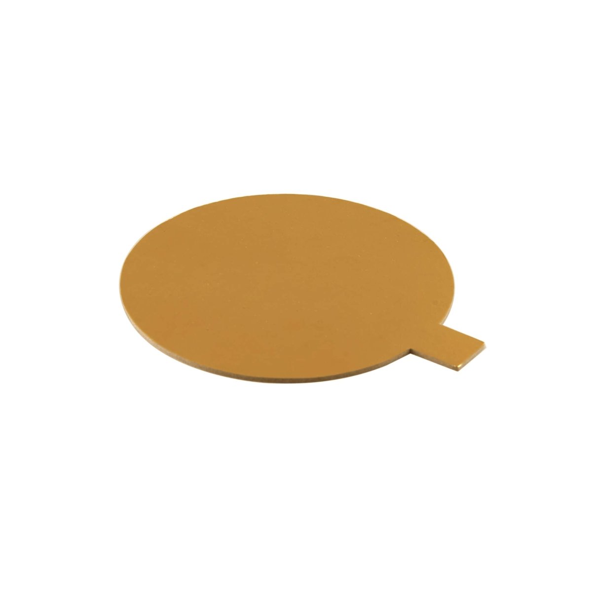 Round Gold Single Cake Piece Board 100 Pieces - hotpackwebstore.com - Cake Boards