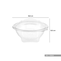 Round Hinged Salad Bowl - hotpackwebstore.com - Hinged Salad Bowls