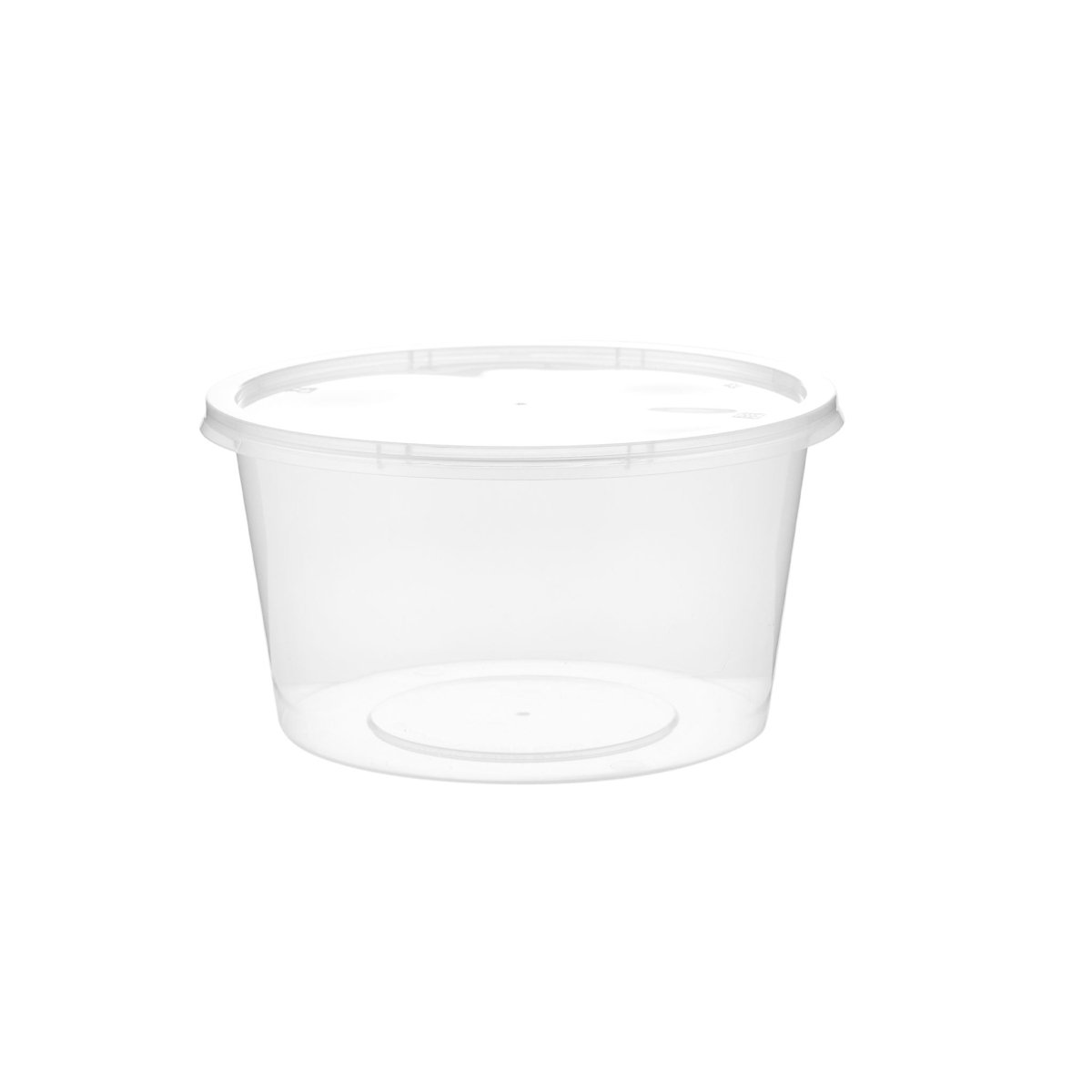 Round Microwavable Container 450 ML Base with Lid 5 Pieces - hotpackwebstore.com - Microwavable Containers