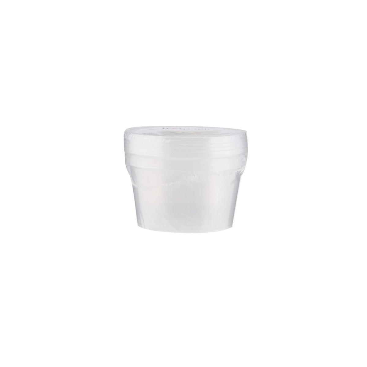 Round Microwavable Container 450 ML Base with Lid 5 Pieces - hotpackwebstore.com - Microwavable Containers