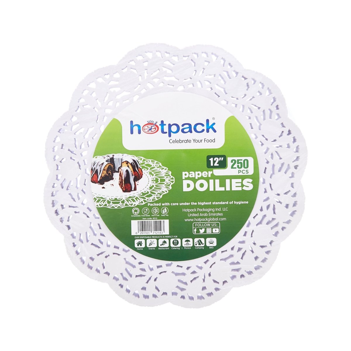 Round Paper Doilies - hotpackwebstore.com - Paper Doilies