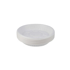 Round Plastic Plate White - hotpackwebstore.com - Plastic Plates