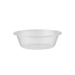 Round Ribbed Microwave Bowl With Color Lid - hotpackwebstore.com - Microwavable Containers