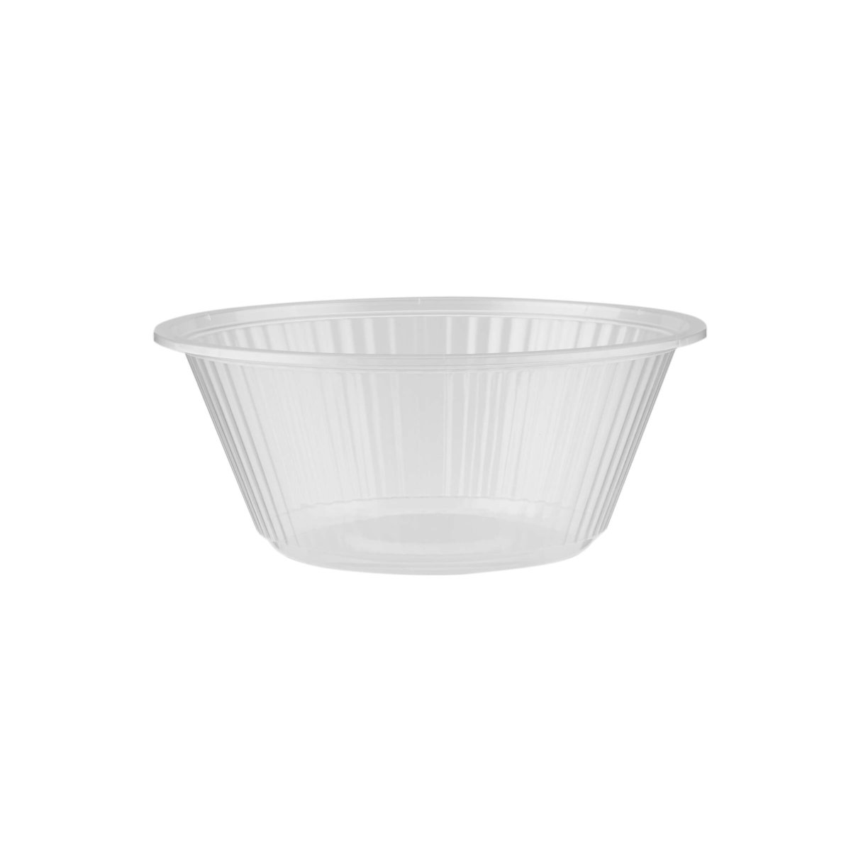 Round Ribbed Microwave Bowl With Color Lid - hotpackwebstore.com - Microwavable Containers