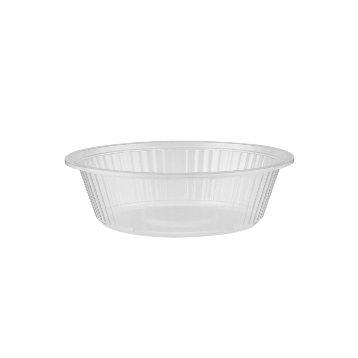 Round Ribbed Microwave Bowl With Color Lid - hotpackwebstore.com - Microwavable Containers